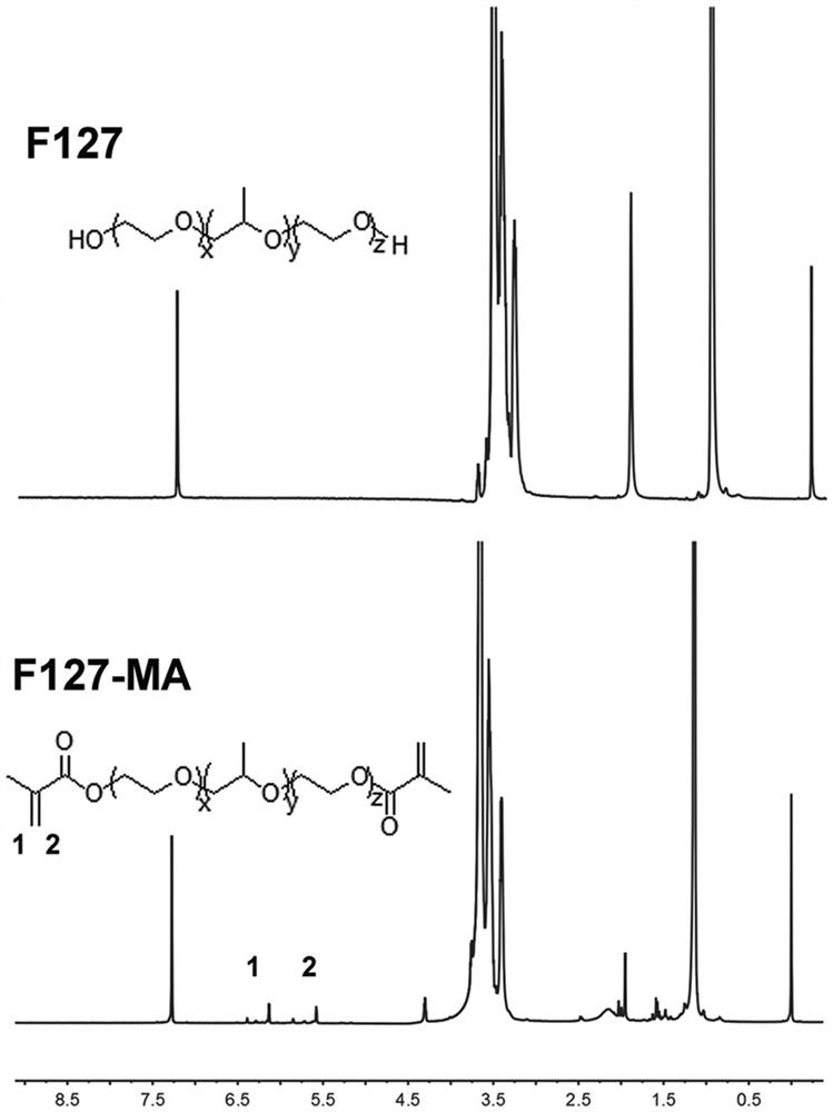 A kind of in-situ hydrogel composition using nano micelles as cross-linking agent and its application