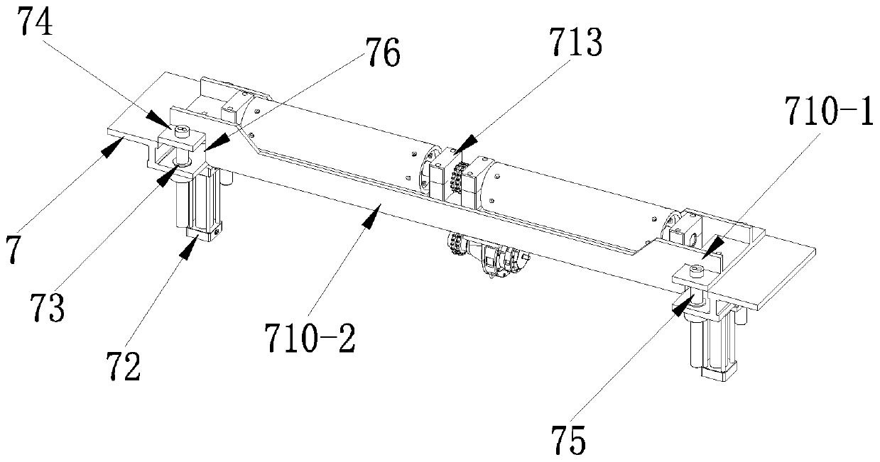 Steel plate lifting and conveying mechanism