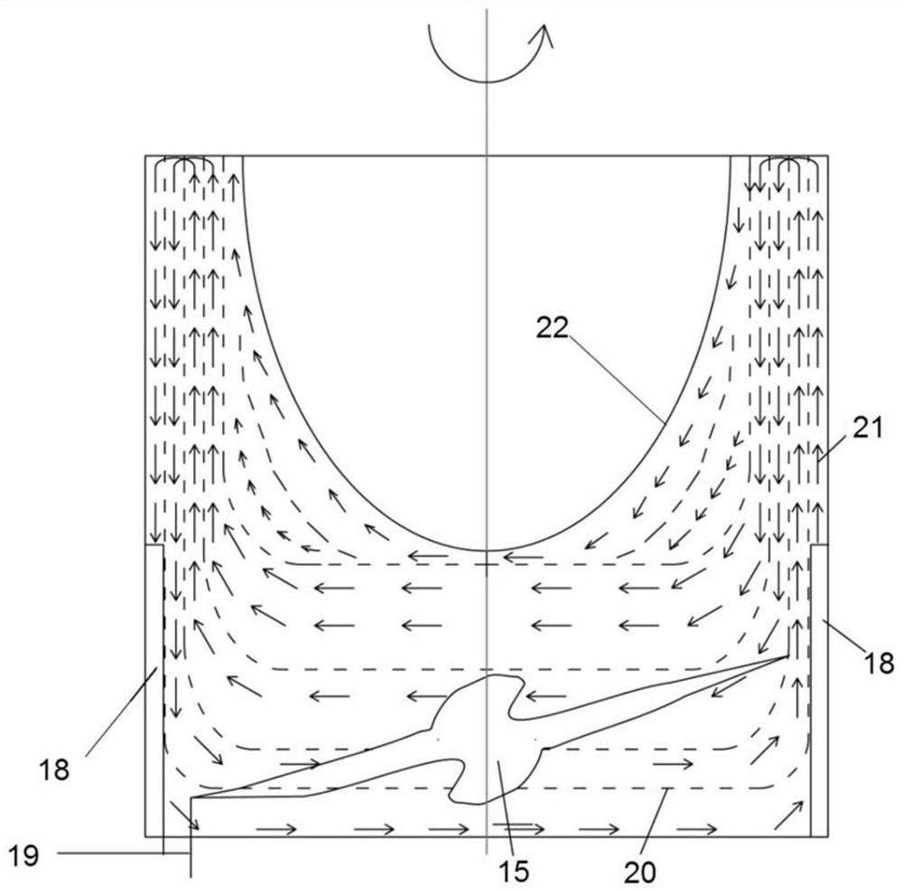 Pulping device and system and pulping method