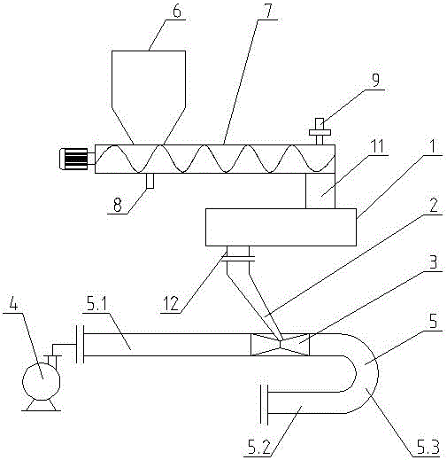 Coal powder feeding device