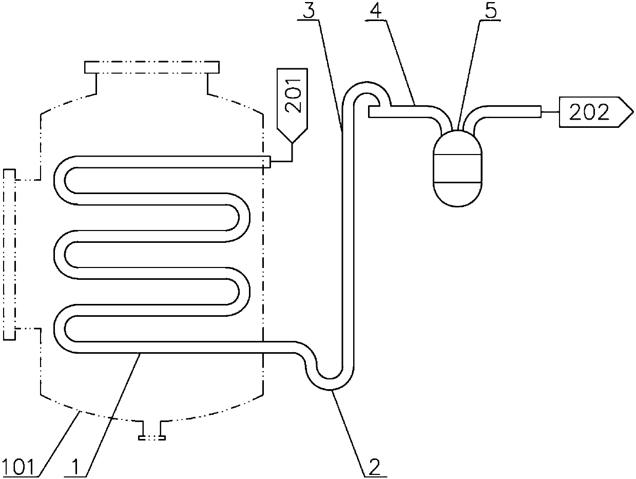 Oil returning device and oil returning method of refrigerating system