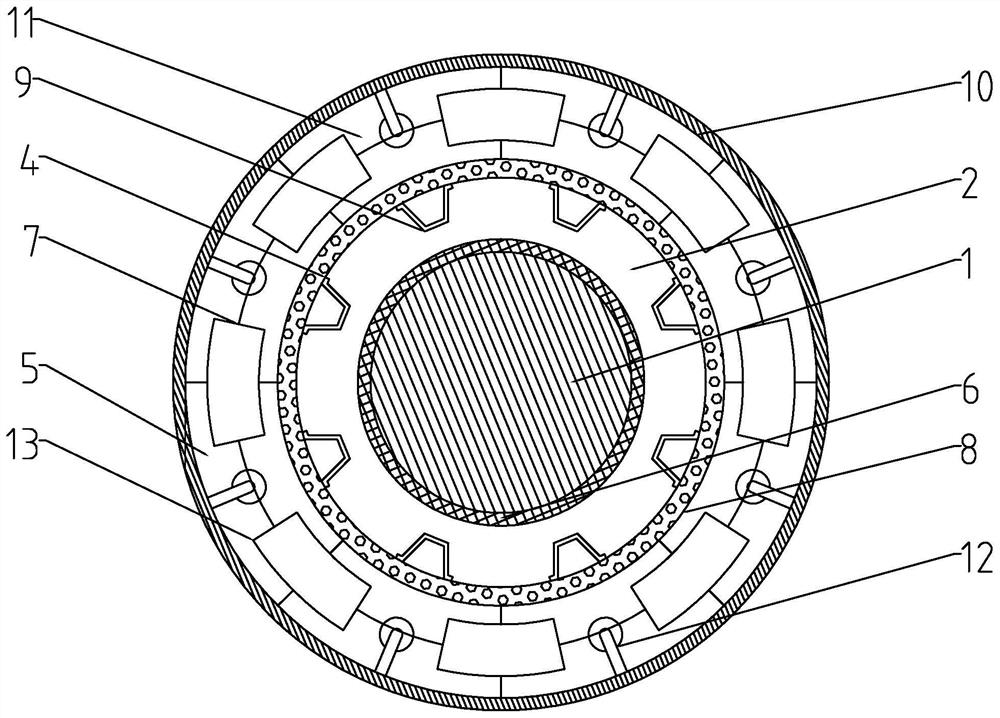 An offshore platform riser protection device