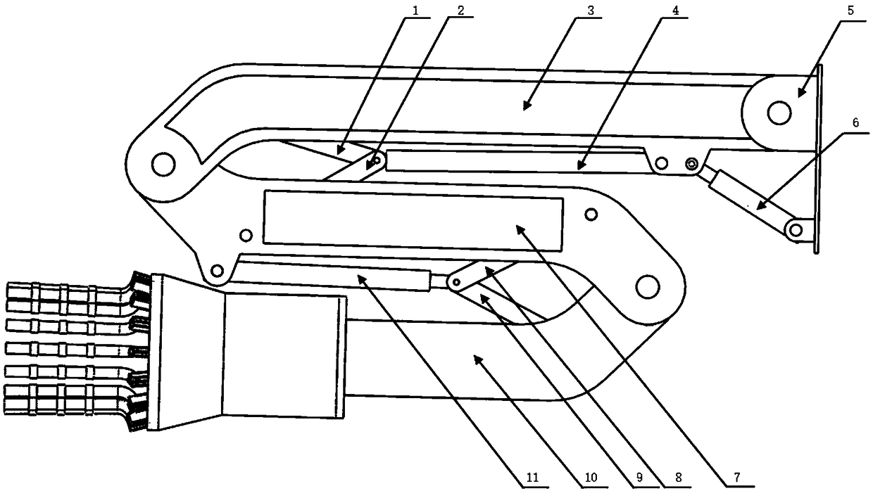 Transportable type device applicable to capturing and butt joint of underwater moving target