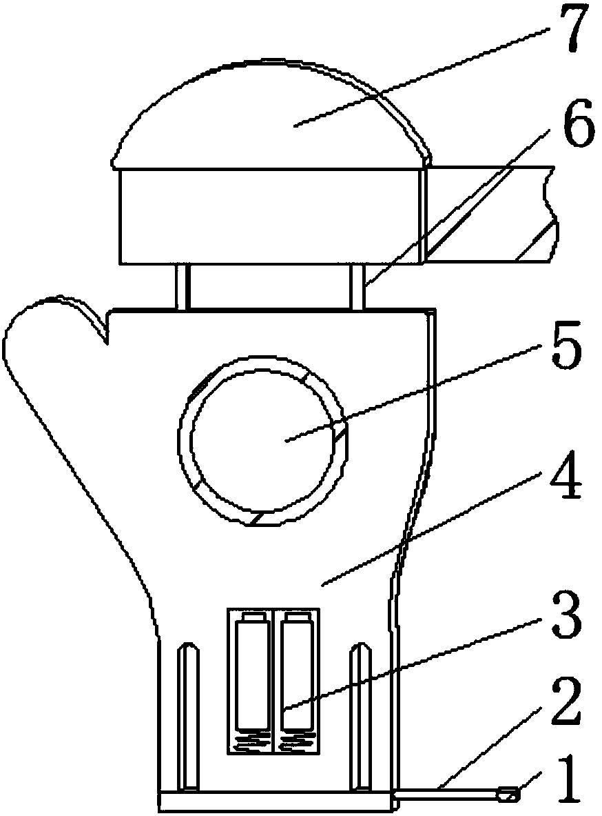 Hand infusion fixing plate for children infusion