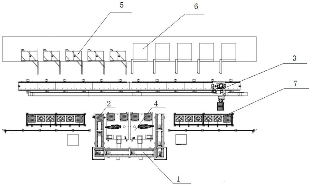 Glass fiber automatic detection system and method