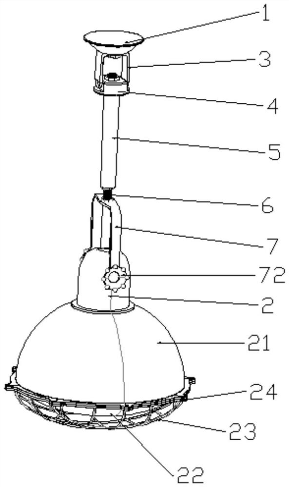 Mining illuminating lamp