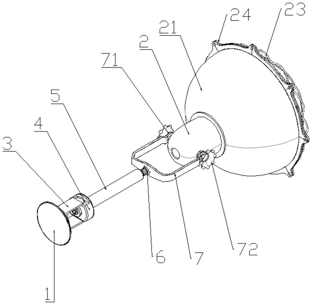 Mining illuminating lamp