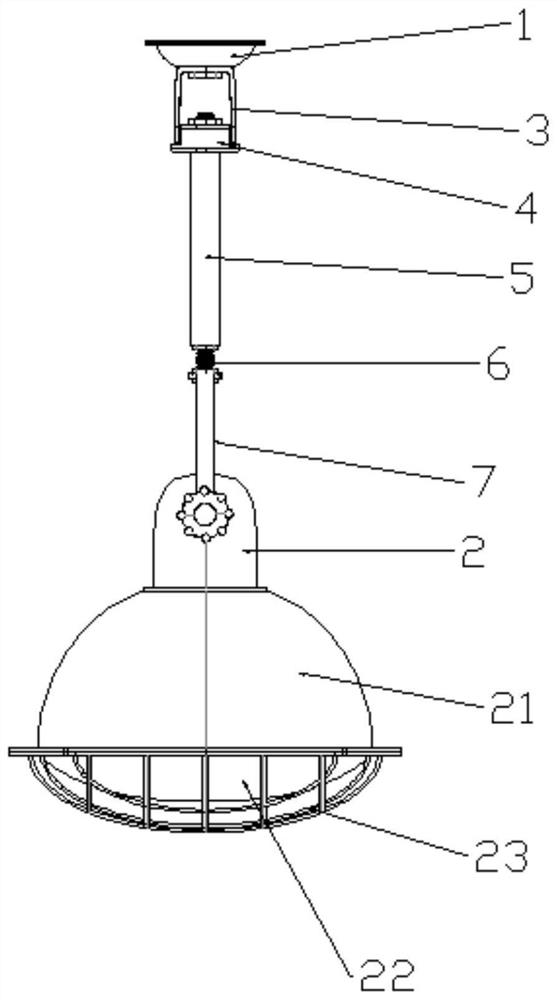 Mining illuminating lamp