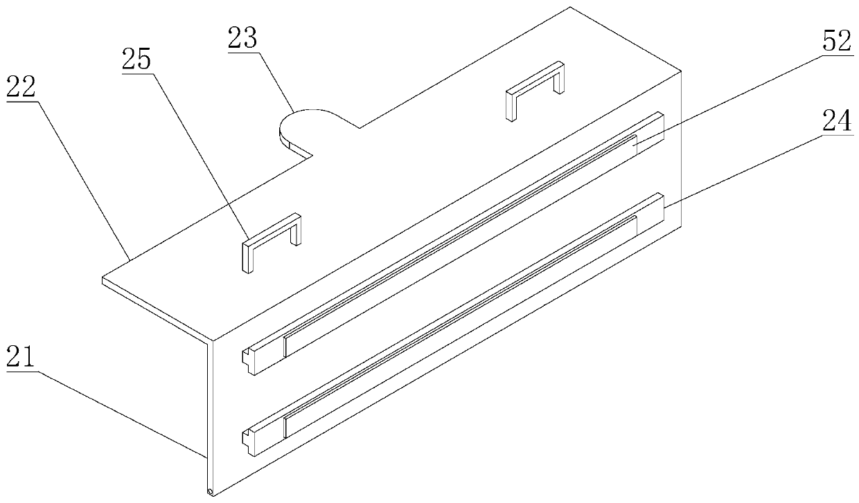 Centralized fixed conveying device for computer mainframes