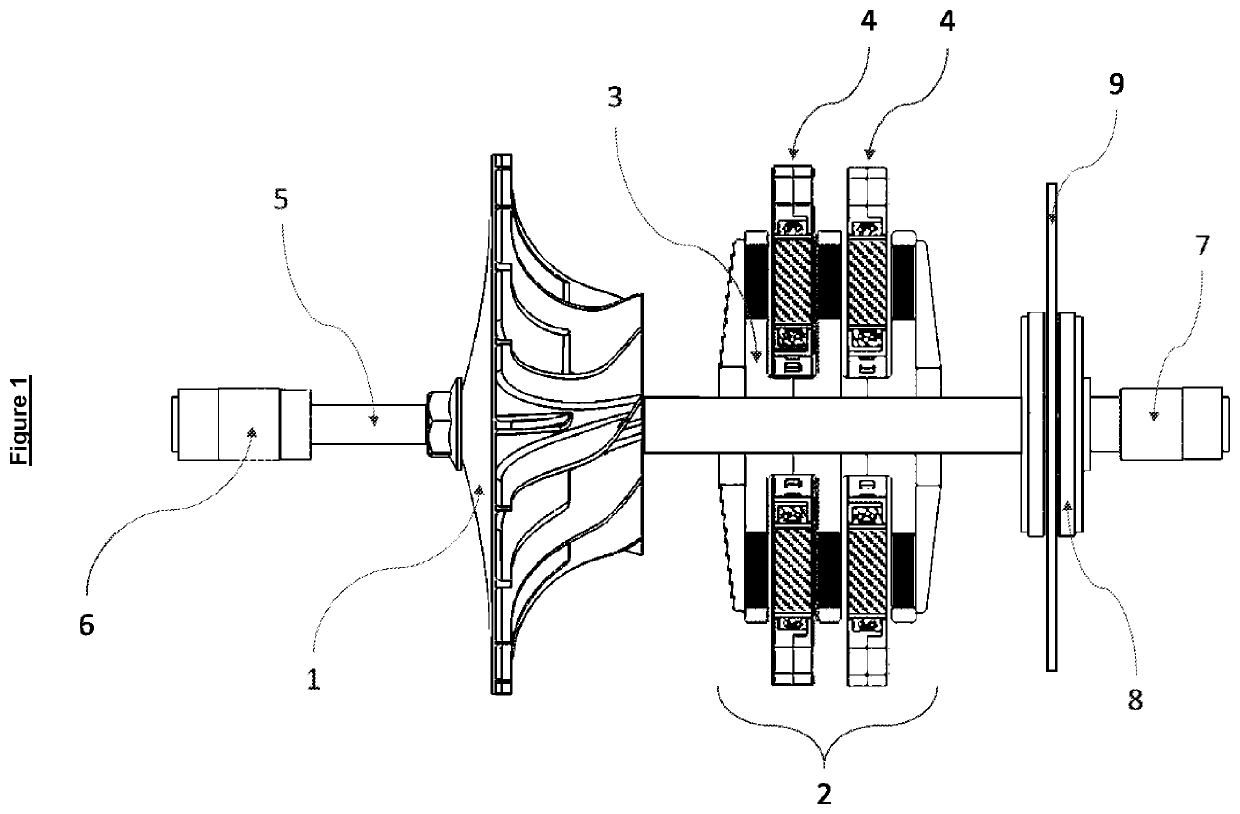 Lubrication-free centrifugal compressor