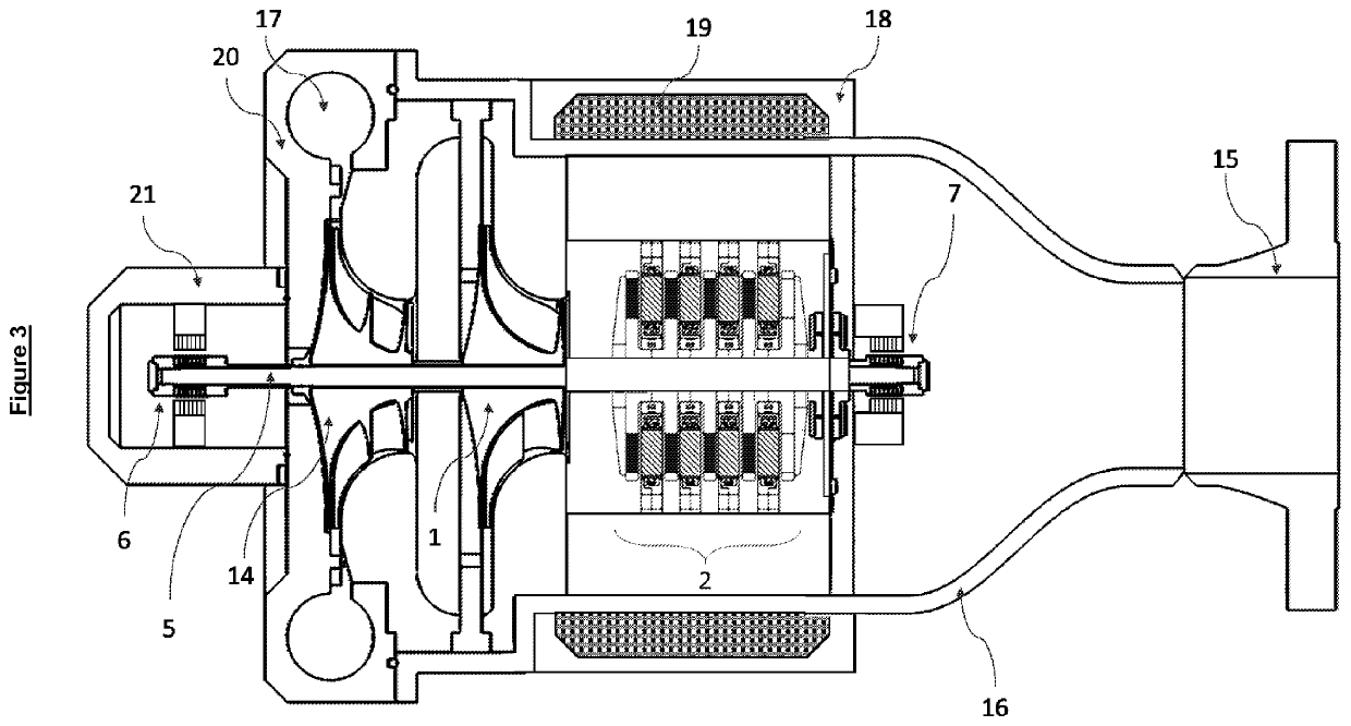 Lubrication-free centrifugal compressor