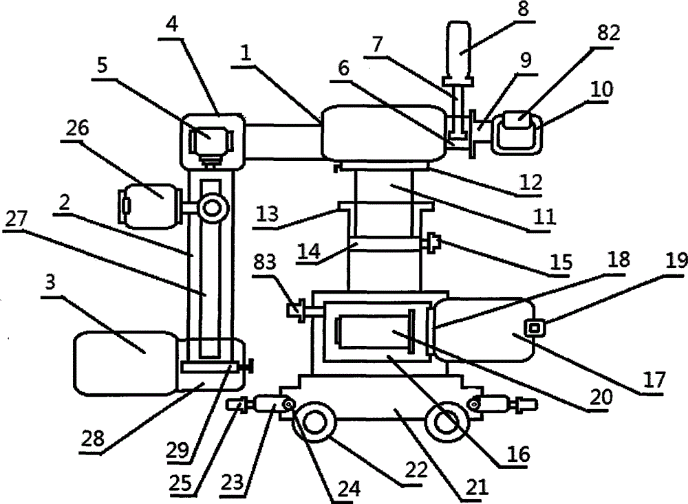 Neurology internal department lower limb care massage device