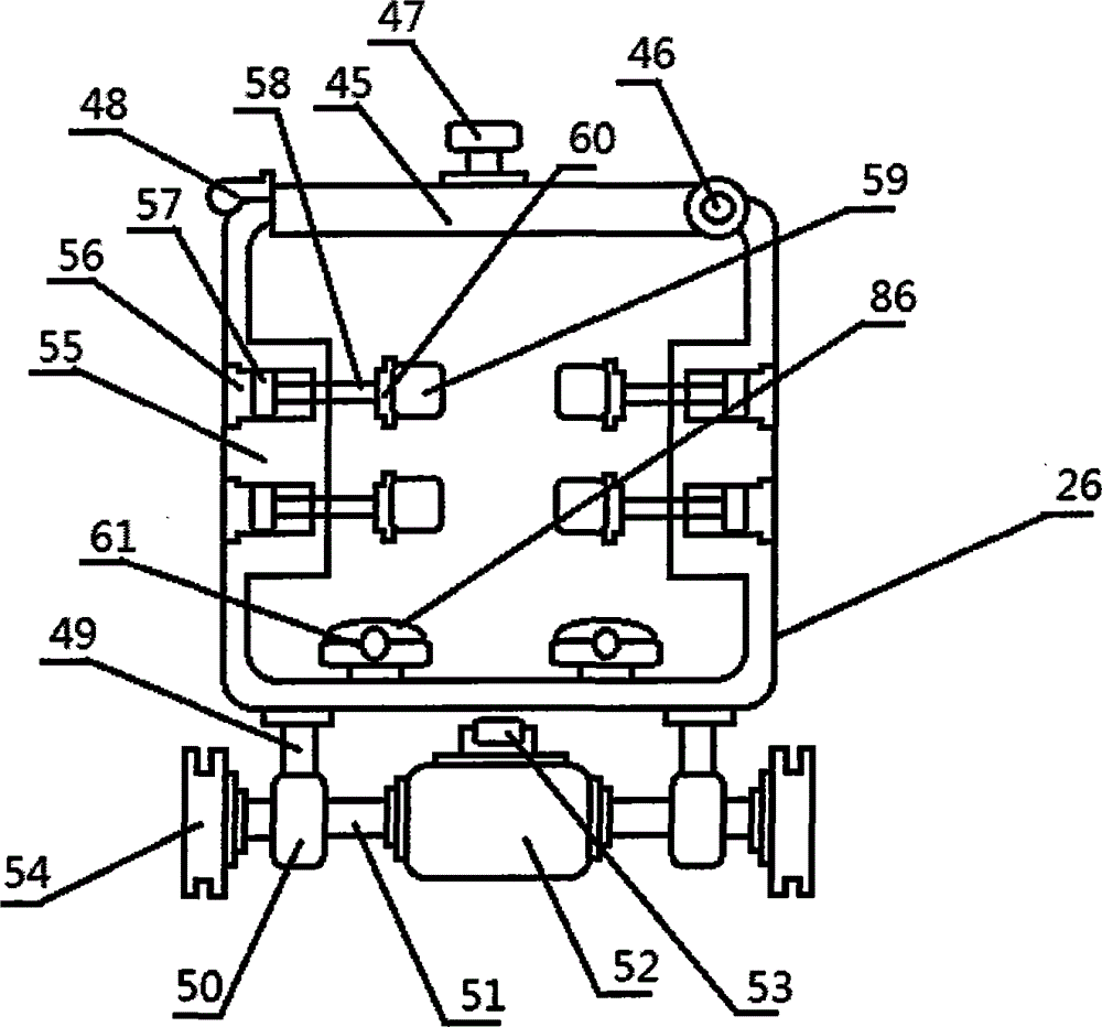 Neurology internal department lower limb care massage device