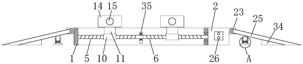 A kind of automobile tooling which is convenient for fixing the automobile