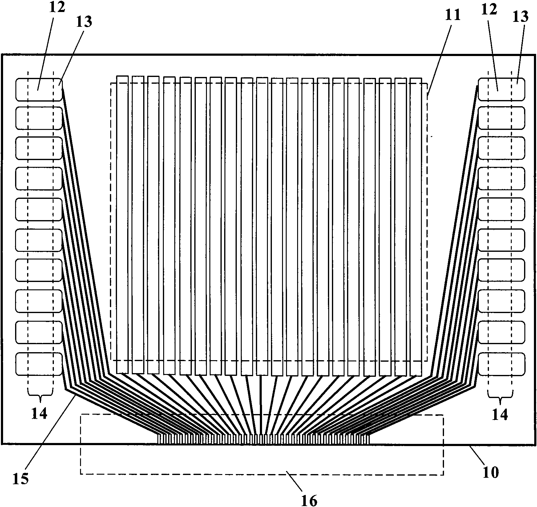 Electrode structure of smectic LCD baseplate and manufacturing method thereof