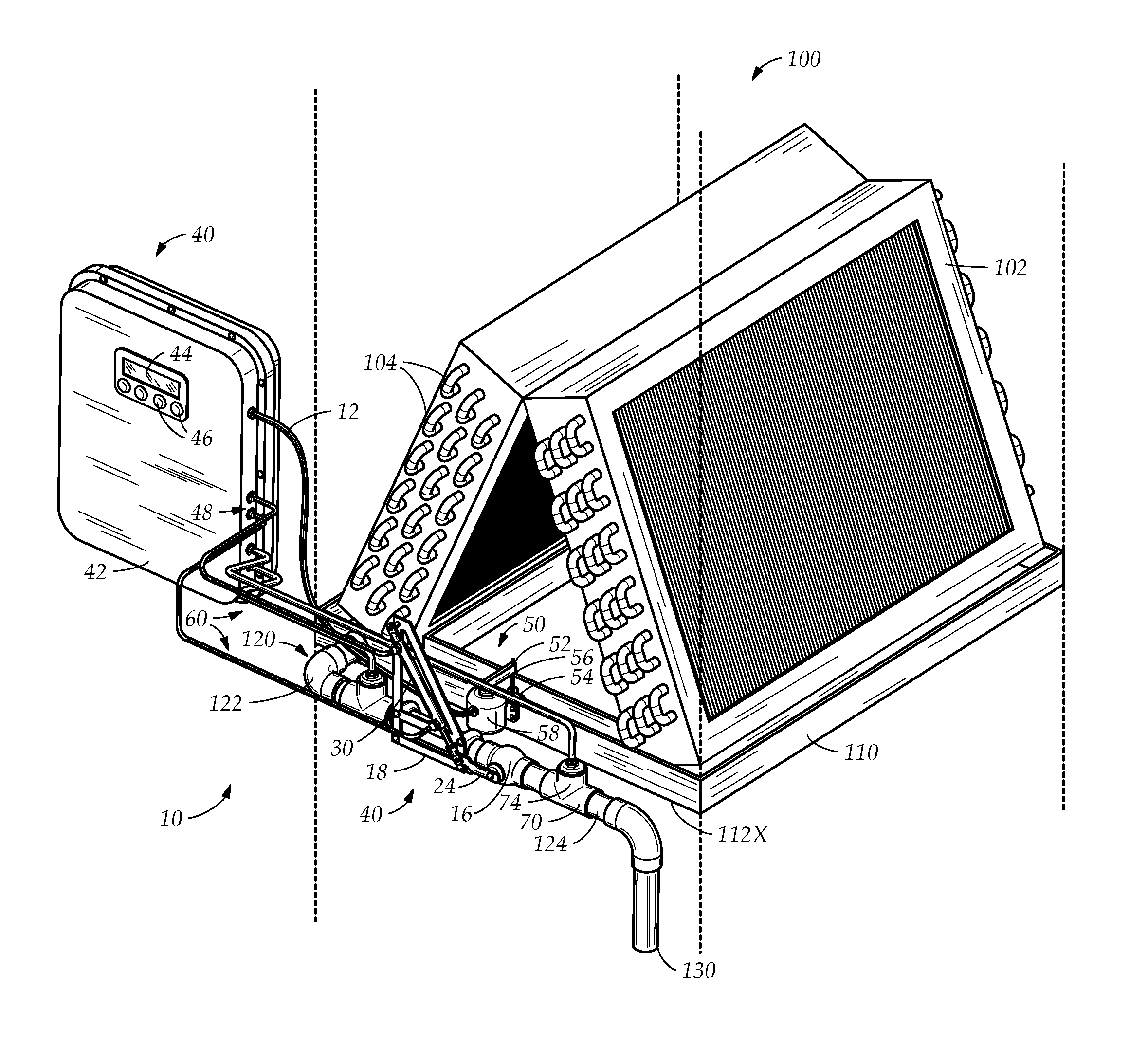 Air conditioning drain cleaning system