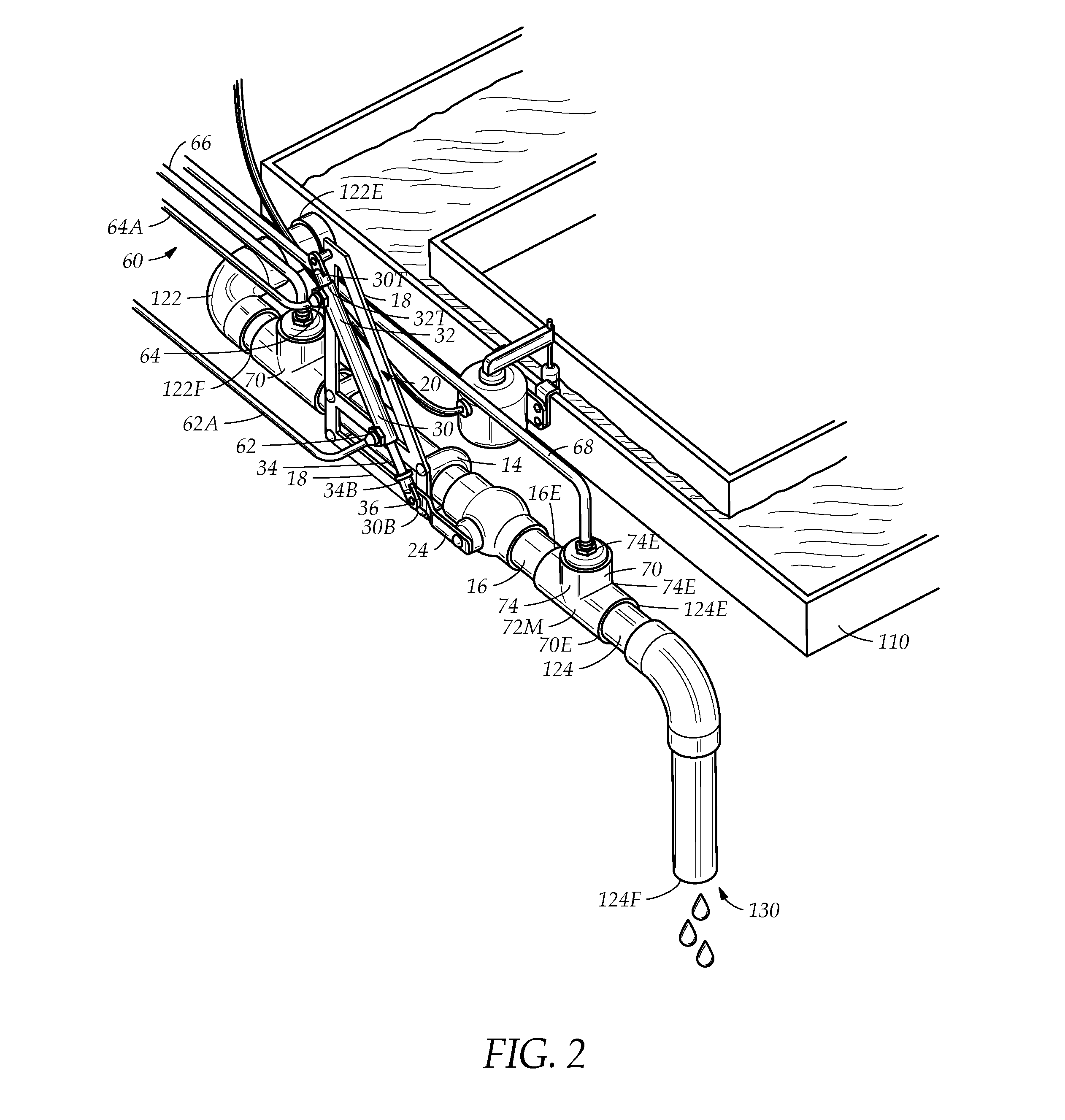 Air conditioning drain cleaning system