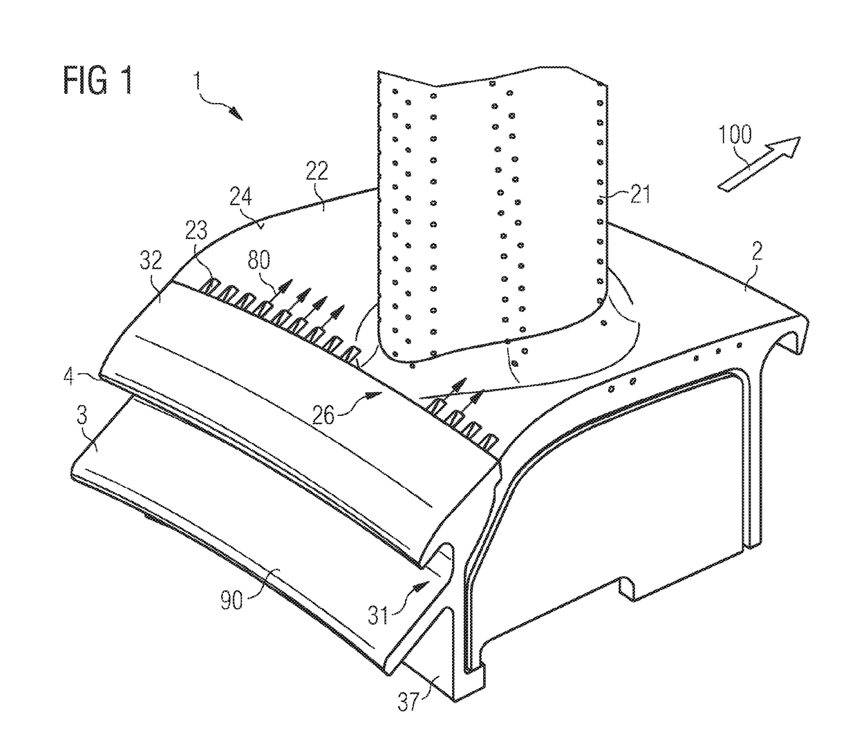 Gas turbine guide vane segment and method of manufacturing