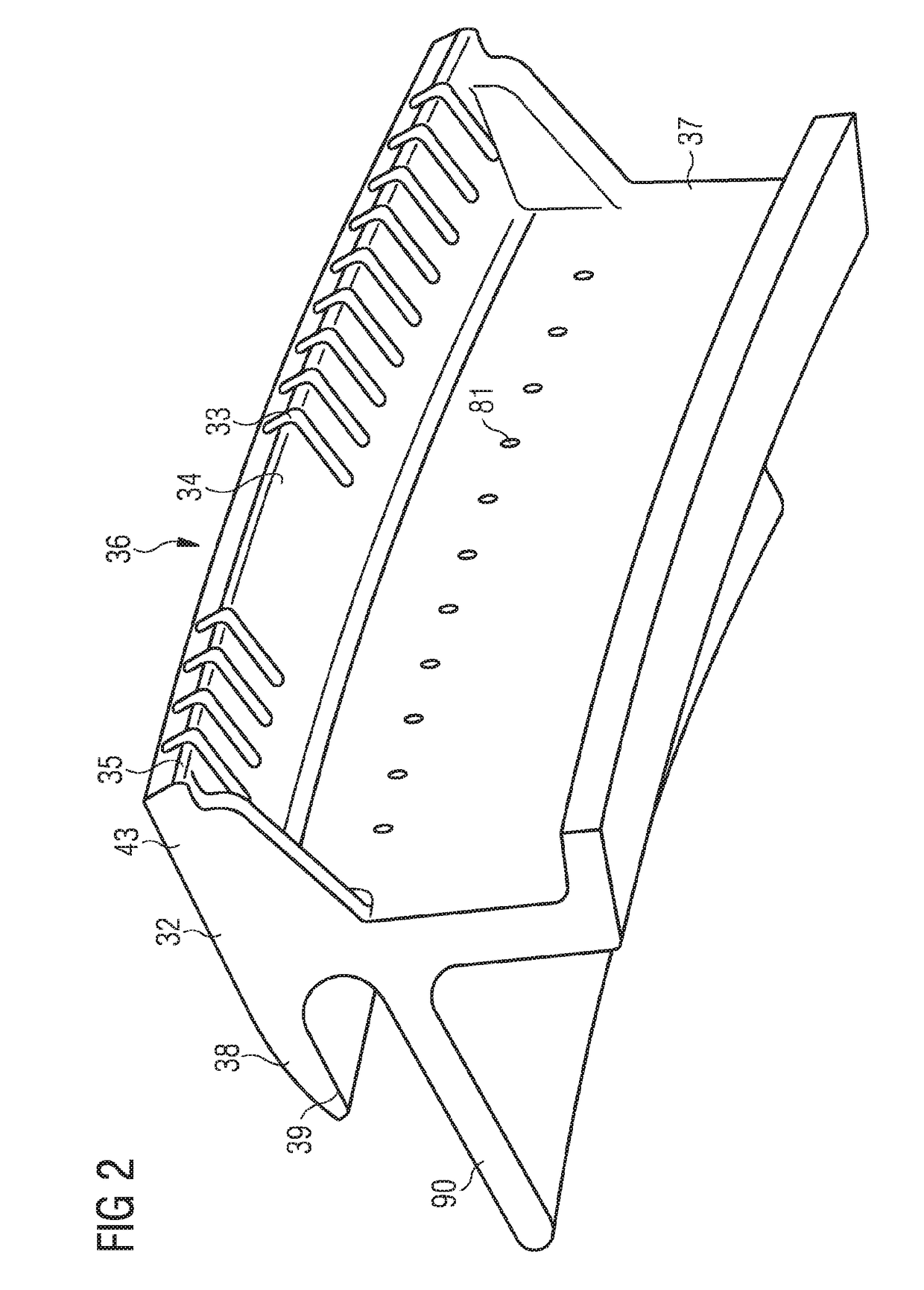 Gas turbine guide vane segment and method of manufacturing