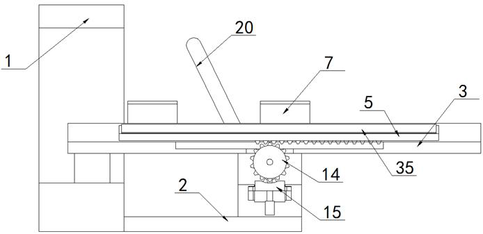 Adjustable lying assisting device for CT (Computed Tomography) machine in imaging department