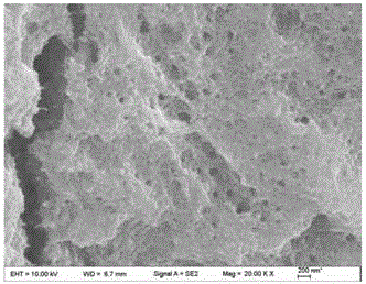 Preparation method for porous lithium zirconate block