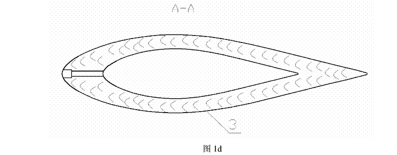 Three-hole probe type pressure measurement tail rake for wind tunnel test