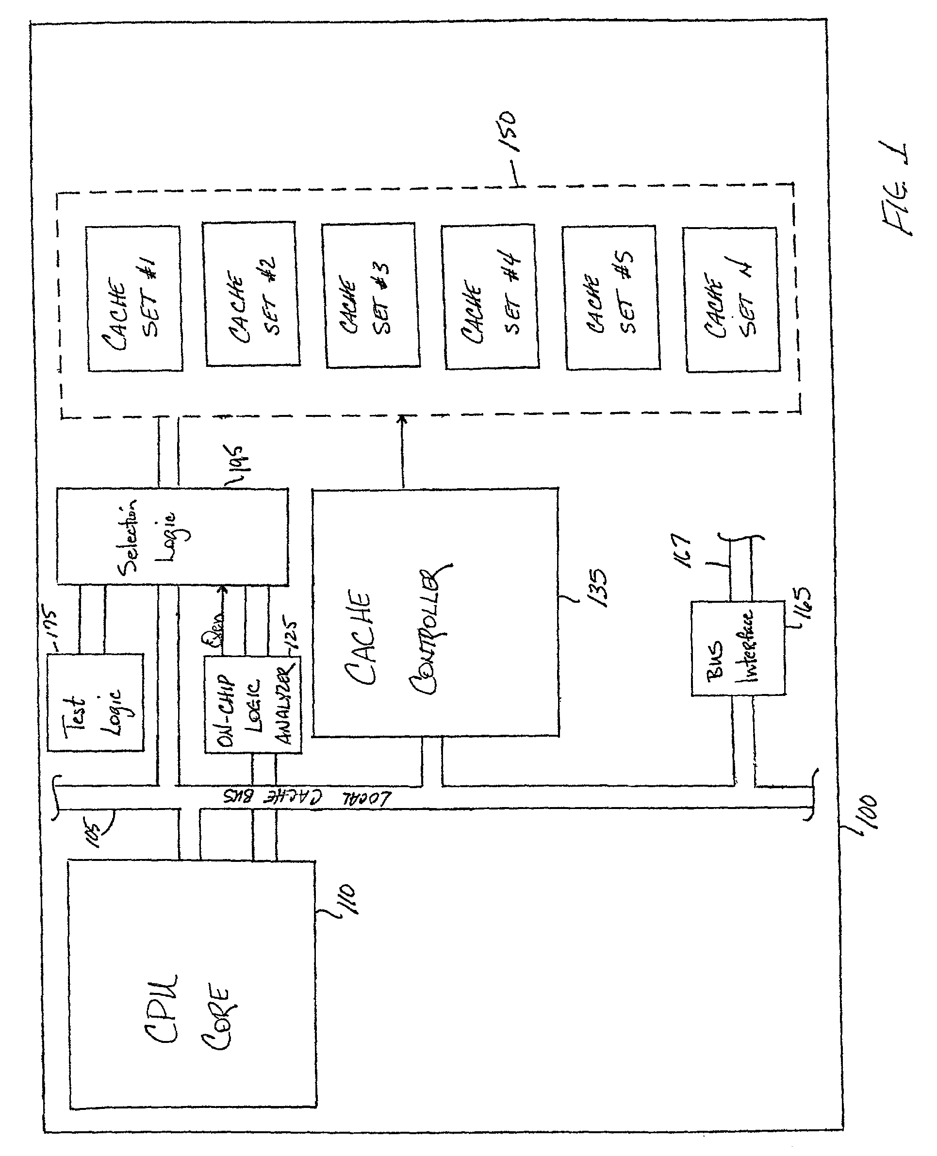 Method and apparatus for efficiently implementing trace and/or logic analysis mechanisms on a processor chip