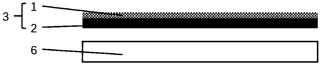 Superposed film photocatalyst for photochemical purifying gas, preparation method and application thereof