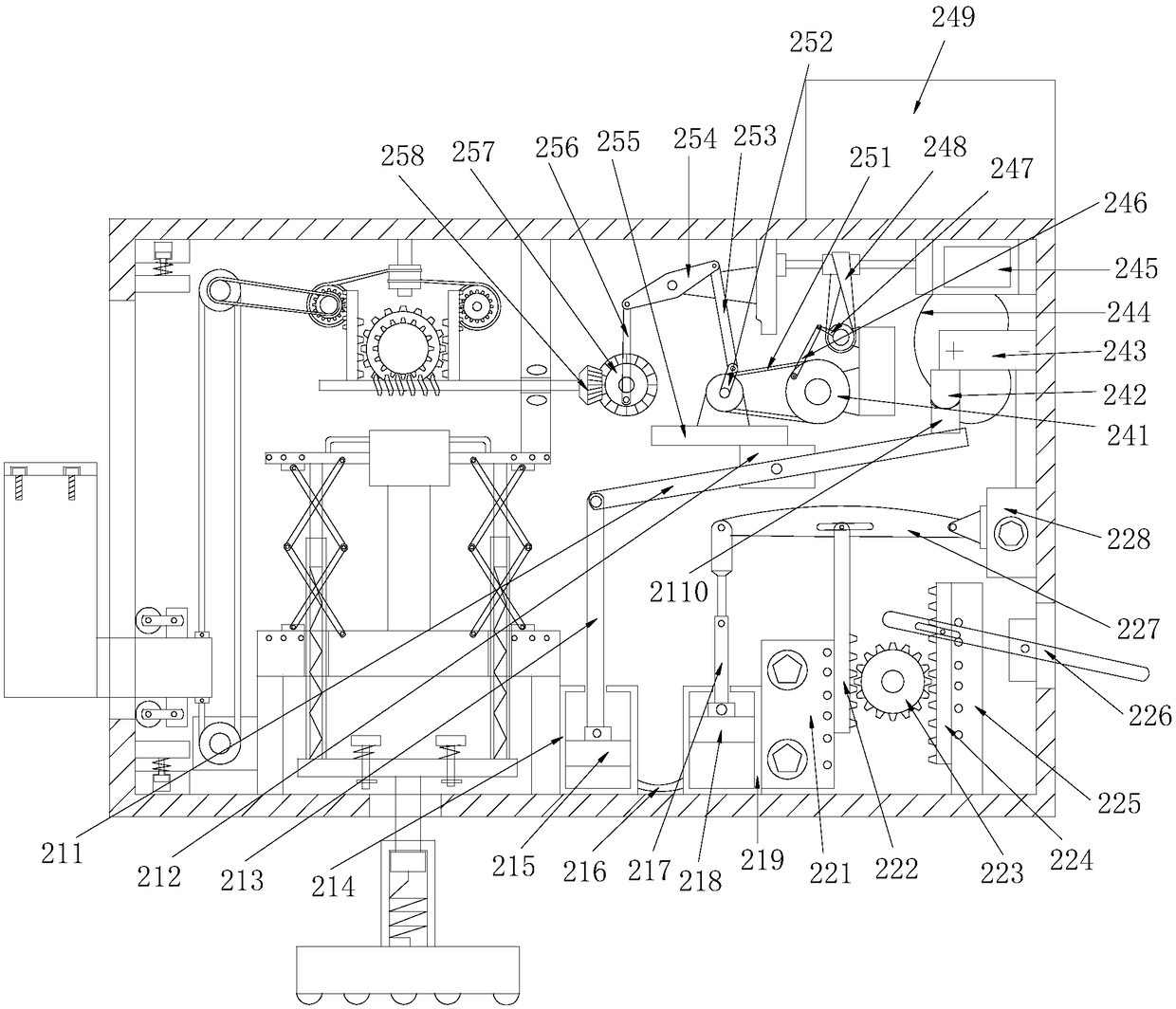 Novel sealing device for side doors of wagon