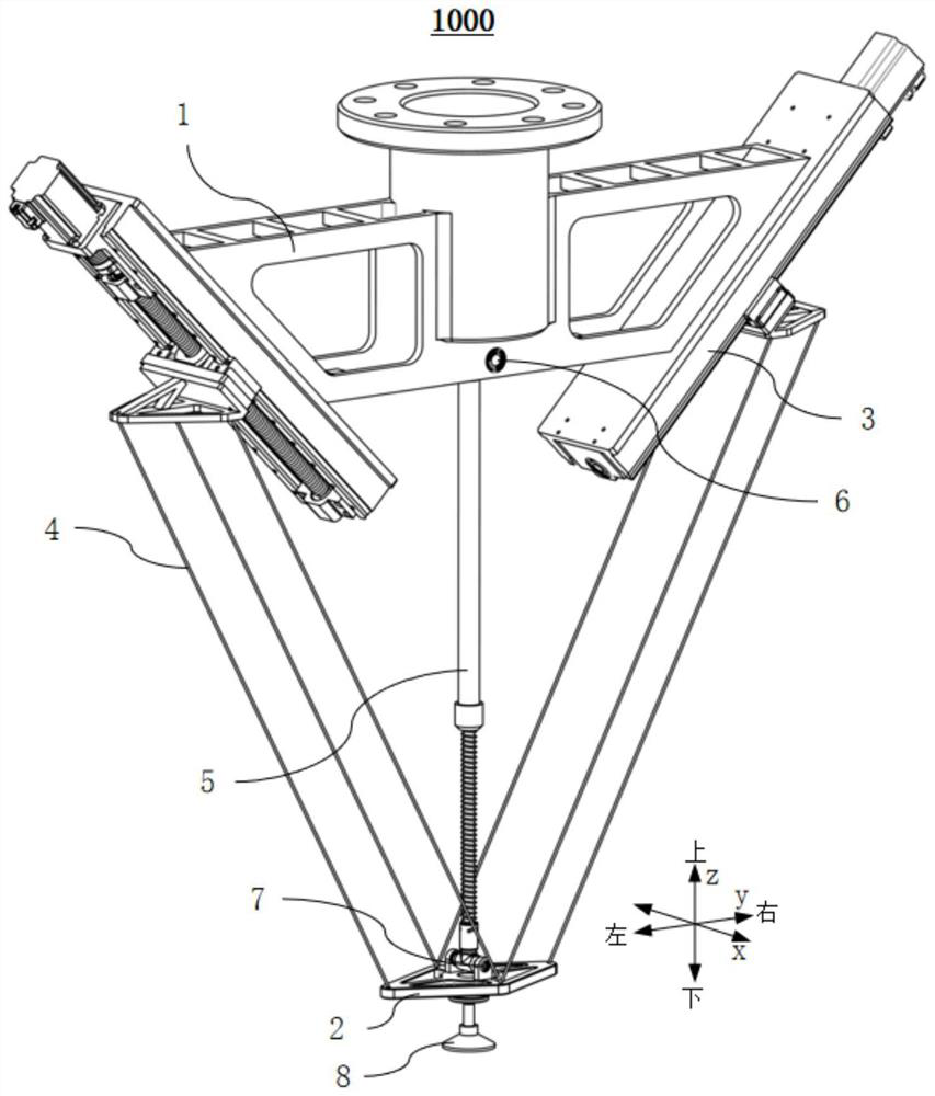 Rope-driven high-precision two-degree-of-freedom parallel robot