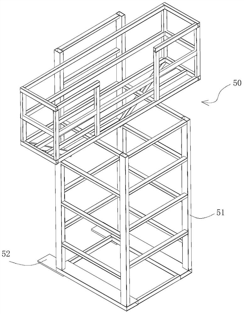 Construction method and structure of embedded unit glass curtain wall in super high-rise