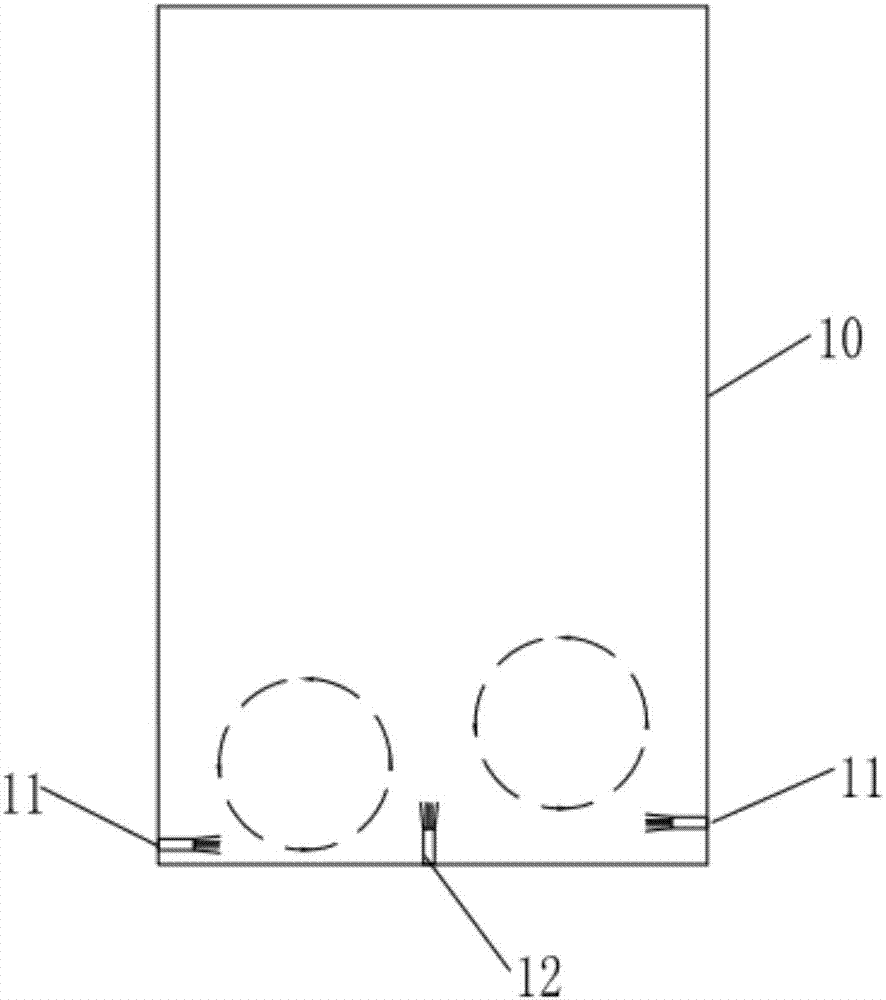 Water flow impacting system of ship ballast tank