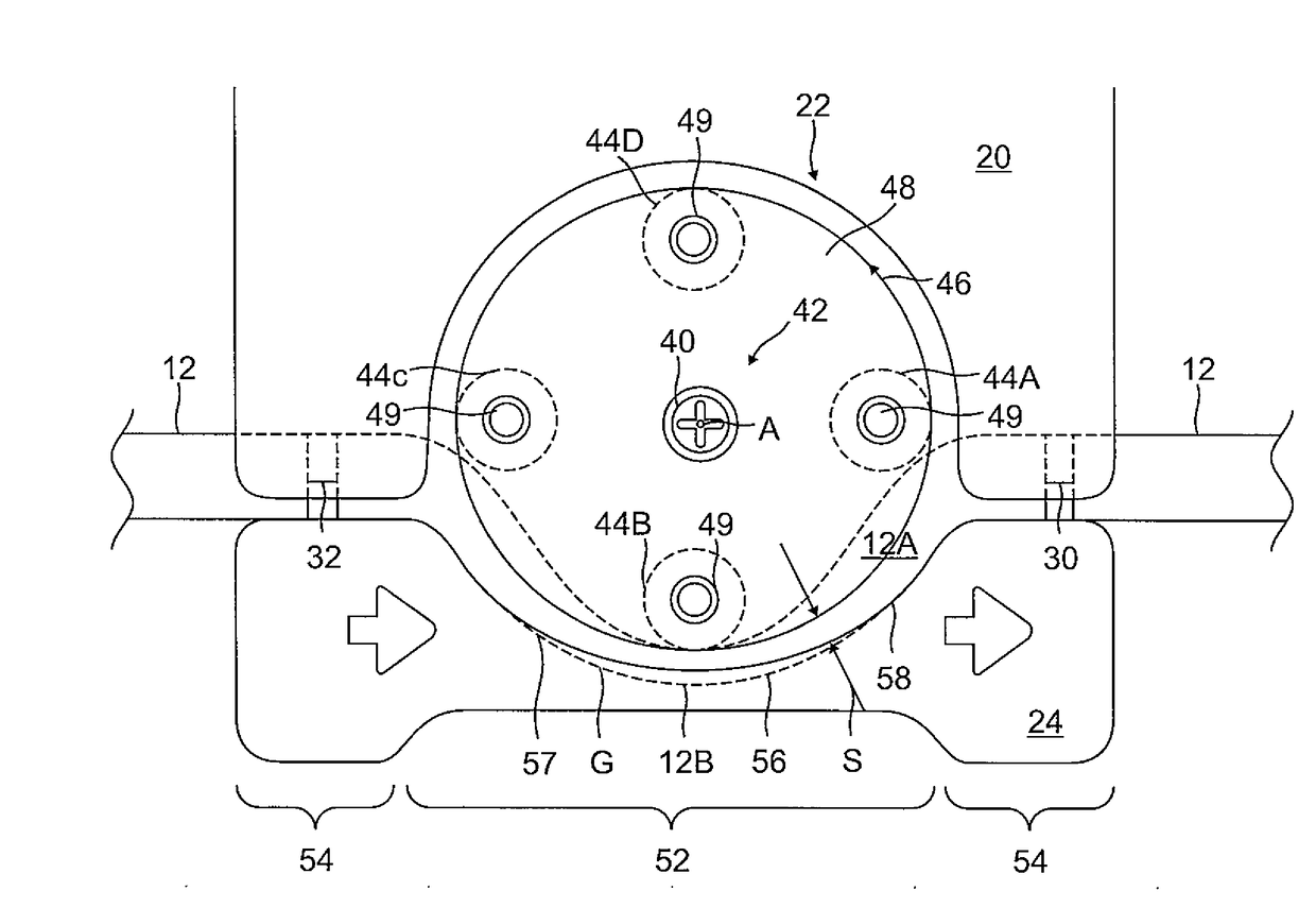 Peristaltic pump with reduced triboelectric effects