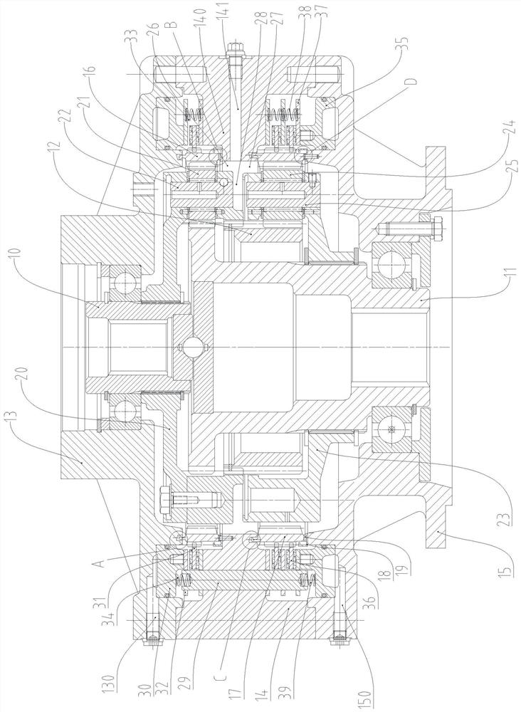 A planetary gearbox for hydraulic tongs