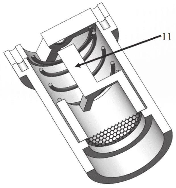 Vibration filtering type cast-in-situ bored pile concrete pouring height control device and method