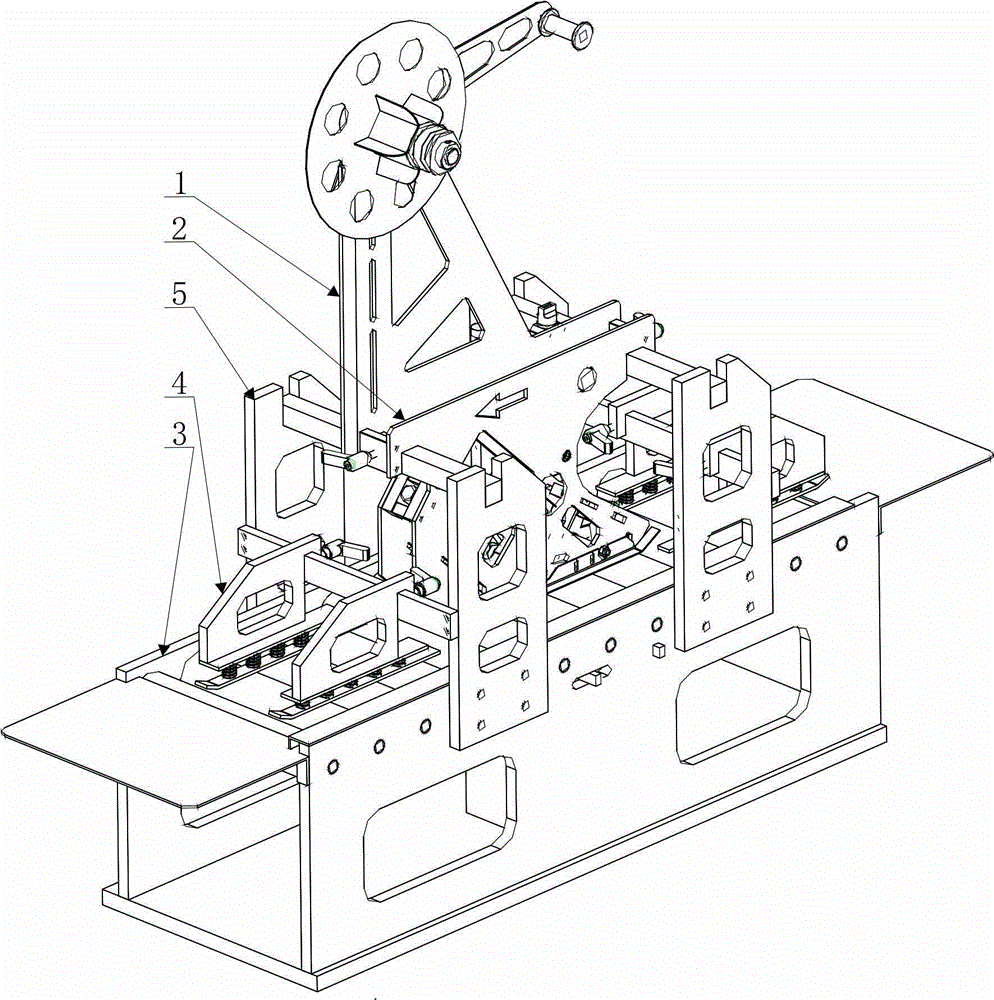 Novel tape adhering machine