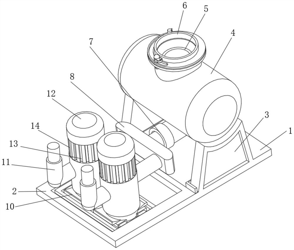 Intelligent negative pressure water supply system for water affairs