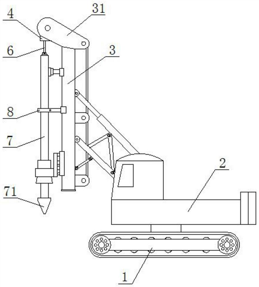 Rotary drilling rig provided with remote control plate-loading vehicle