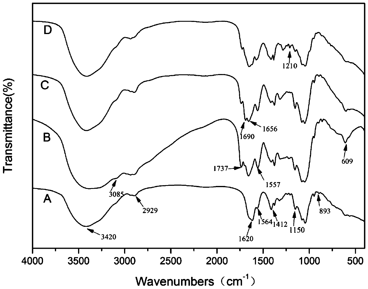 Preparation method and application of nano delivery system for combined administration of adriamycin and methotrexate