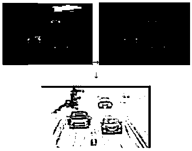 Fog penetration identification method for an intelligent traffic monitoring image