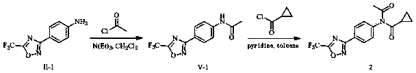 Substituent oxadiazole compound and application thereof