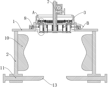 Pressing hemostasis device used after angiocardiography