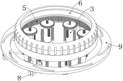 Pressing hemostasis device used after angiocardiography