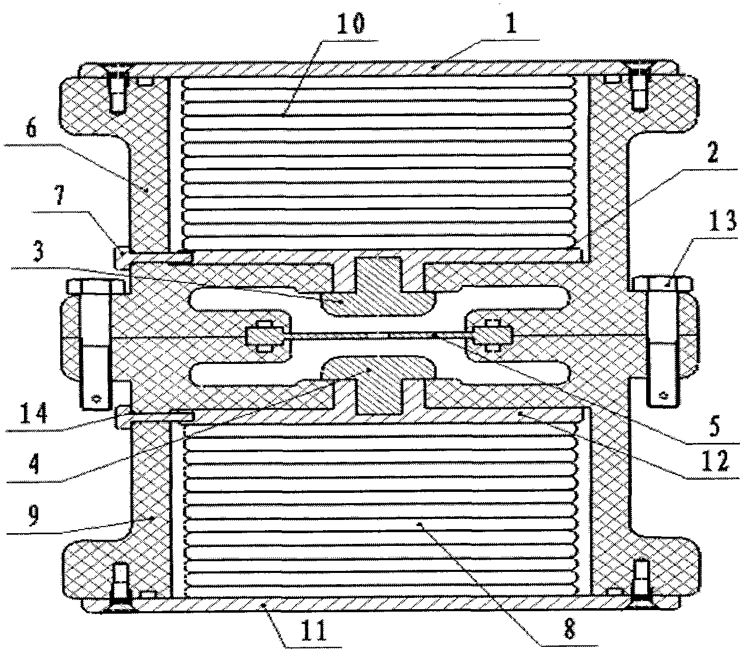 Switch and capacitor integrated quick discharge unit