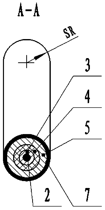 U-shaped bone nail having muscle/bone induction activity and realizing flexible connection after degradation