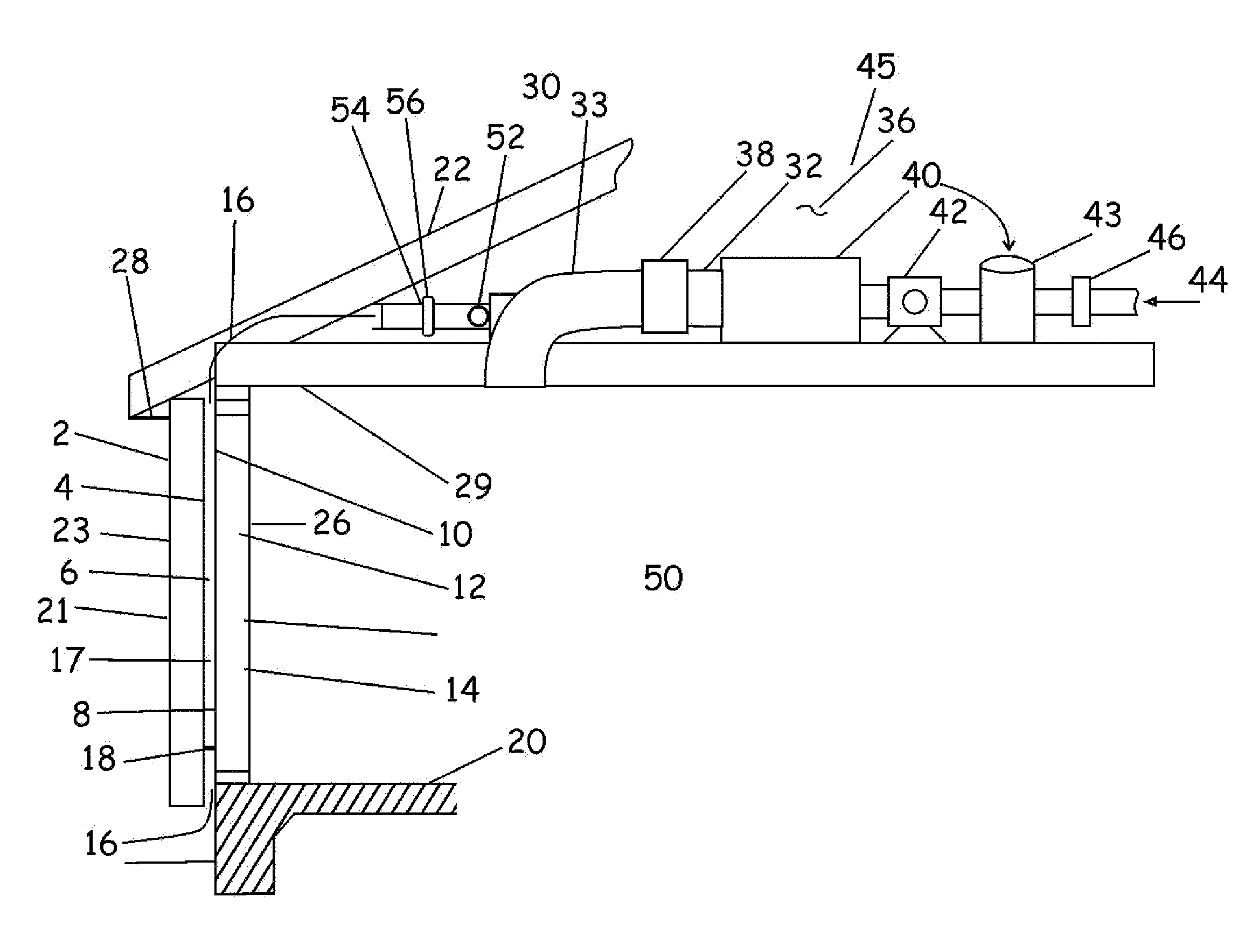 System and method for inhibiting moisture and mold in an outer wall of a structure