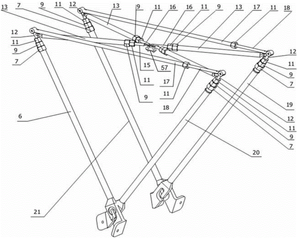 Bicycle integrating three functions of camping tent, sun umbrella and cargo rack