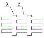 Network tube type natural gas drying device