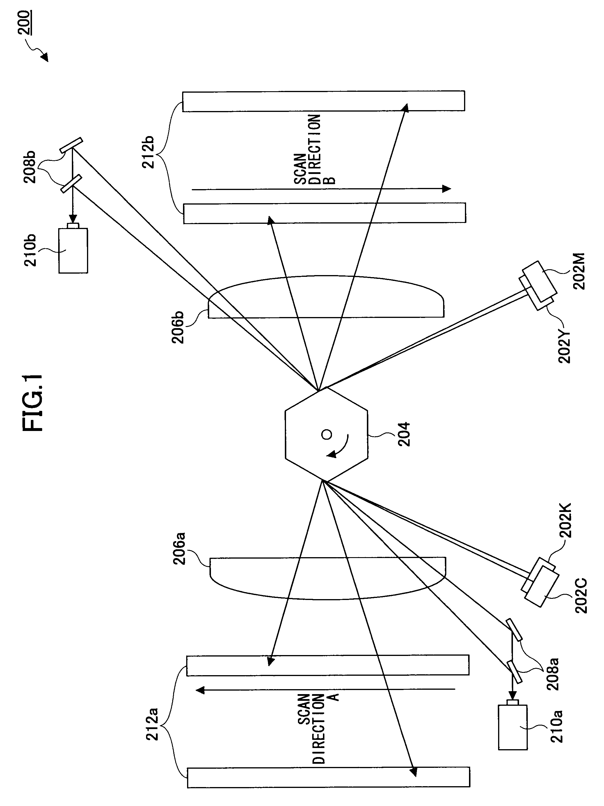 Optical beam scanning apparatus and digital writing apparatus