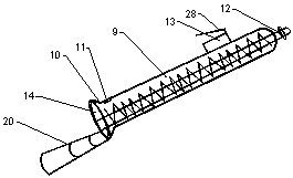 Synchronous lifting and moving type feeding equipment of engineering machinery